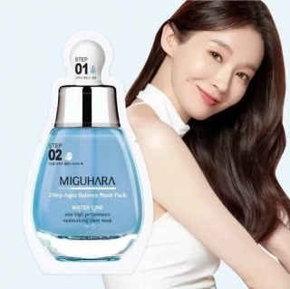 Miguhara 2 step Aqua Balance Mask pack (1.7ML+25ML)