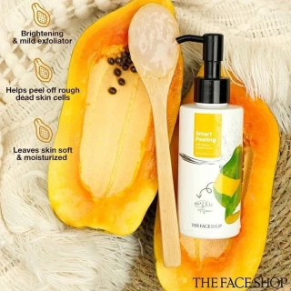 The Face Shop Smart Peeling Mild Papaya - Pleťový peeling s papájou 150 ml